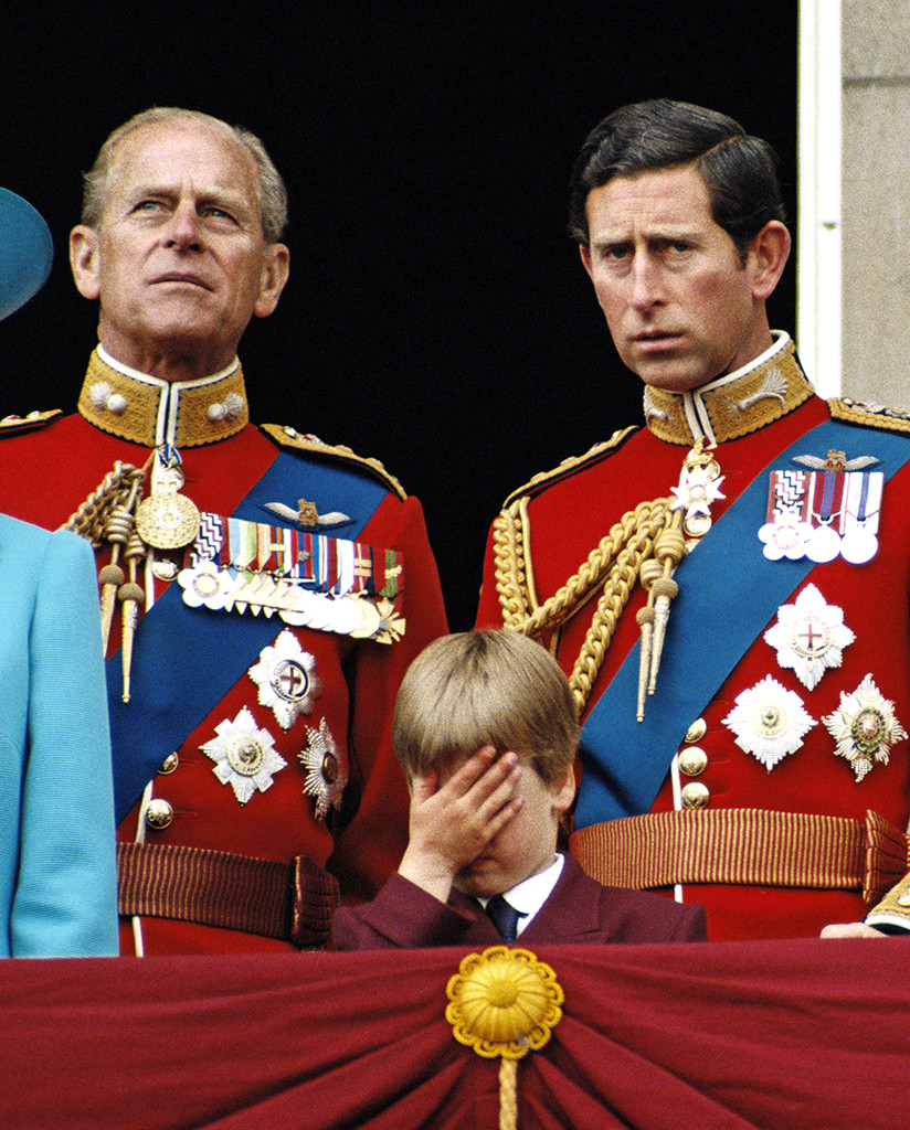 Prince Philip, Prince Charles, 1988 Prince Philip, Prince Charles, 1988